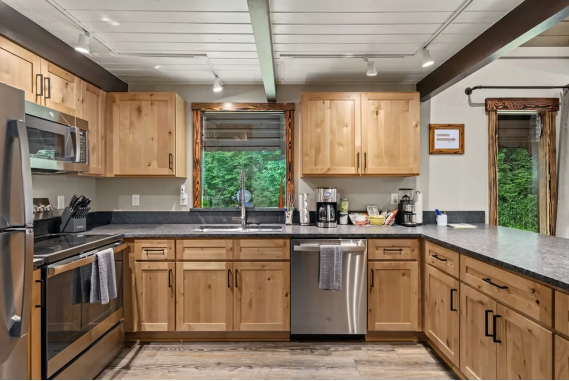 The fire pit at midnight