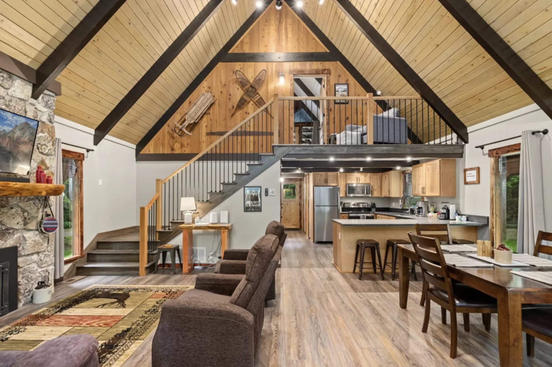 Cathedral great room at Redtail Rendezvous